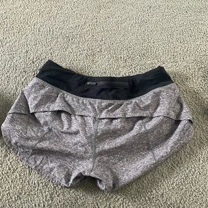 Lulu lemon shorts. Gray. Size 6 gently used